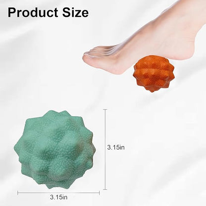 Foot Massage Ball, Pain Relieve from Plantar Fasciitis, Massage Tool for Tight Muscles and Sore Feet, Restore Foot Massage Roller, Myofascial Release