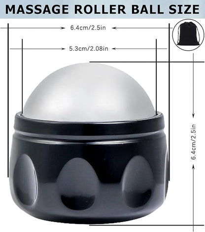 Massage Ice Roller Ball - Roller for Muscles Deep Tissue - Stays Cold for 6 Hours, Plantar Fasciitis Roller, Sports Fitness Relaxations Gift, Rapidly Relieve Muscle Pain and Tension