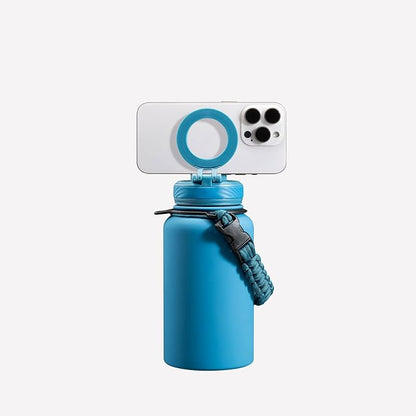 ZTAR Insulated Stainless Steel Water Bottle – Compatible with Magsafe usable as Tripod, Leak-Proof, Keeps Drinks cool or warm, For Travel, Gym, and Office, Ideal Gift for Women, Men & Kids, 22 oz