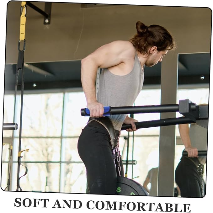 Kisangel 2Pcs Portable Nonskid Barbell Pad Slip Weightlifting Protector for Secure Grip for Squats Hip Thrusts and Gym Workouts Stylish Sleeve for Enhanced