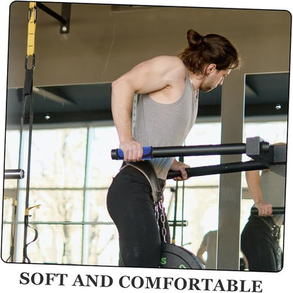 Kisangel 2Pcs Portable Nonskid Barbell Pad Slip Weightlifting Protector for Secure Grip for Squats Hip Thrusts and Gym Workouts Stylish Sleeve for Enhanced