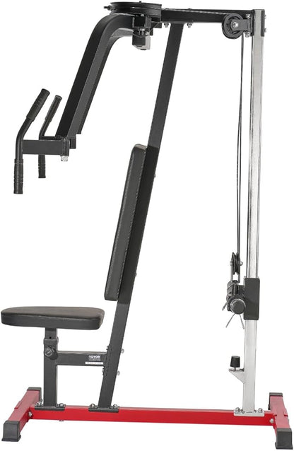 VEVOR Chest Press Machine, Bench Press Set, Adjustable Flat Incline Bench with Independent Converging Arms, Upper Chest Equipment, Fitness Home Gym Equipment Chest