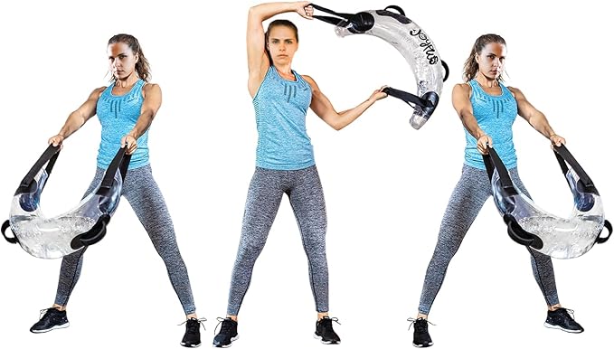 JOYPLUS Aqua Bag Workout, Adjustable Training Bag and Power Bag with Water, Core and Balance Trainer, Portable Stability Fitness &Full Body Exercise Equipment for Weight