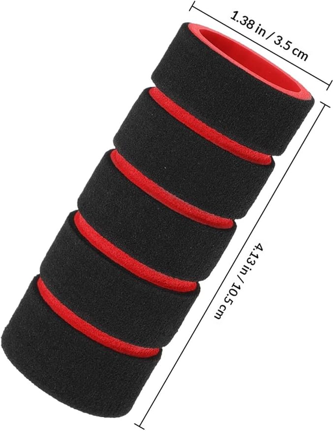 Pull-up Bar Handle Covers 3pcs Foam Sleeve Pads 100mm Anti-Skid Barbell Pad for Door Frame Pull-up Bars Fitness Equipment Protection Grip