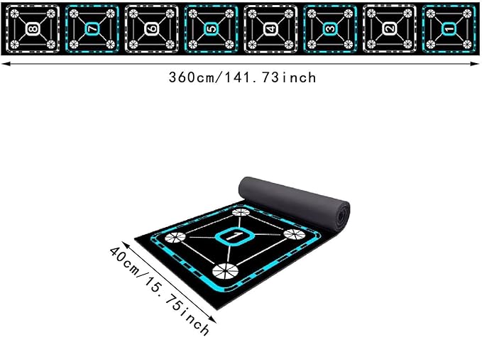 Agility Ladder Mat Training Equipment Speed Ladder Footwork Practice for Outdoor Soccer, Style G