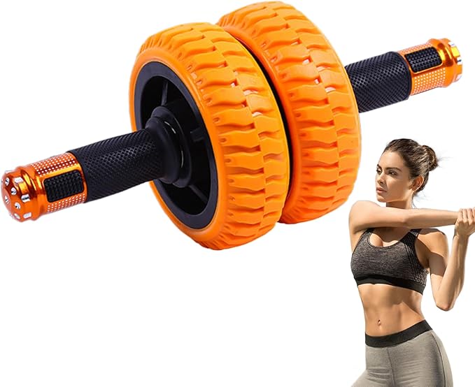Ab Roller Wheel, With Non-Slip Design, 35x15x15cm, Core Exercise Wheel, Fitness Ab Trainer, Portable & Lightweight, For Men Women, Beginner, Fitness, Indoor,Outdoor Training