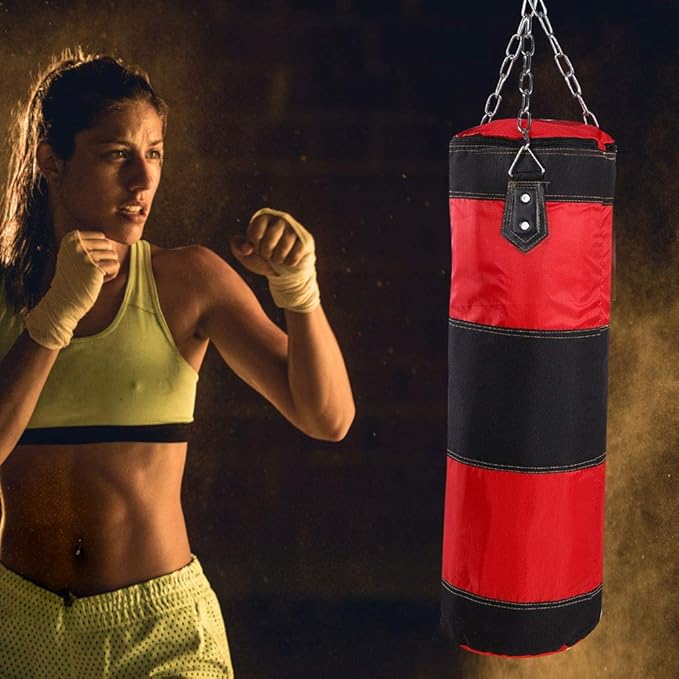 Fitness Sandbags, Boxing Bag Hanging Punching Bag Sports Training Equipment for Kickboxing, Muay Thai, Home Gym Equipment