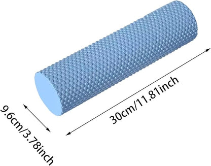 12 Inch EVA Soft Dot Foam Roller for Muscle Therapy, Yoga and Balance Exercises, High-Density Massage Roller, Foam Roller for Back, Legs for Home, Gym and Travel (Pink#M)