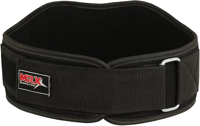 MRX Weight Lifting Belts for Men Fitness Training Gym Back Support Powerlifting Belt 8" Wide Workout Belts for Deadlift, Squat, Weightlifting, Strength Training