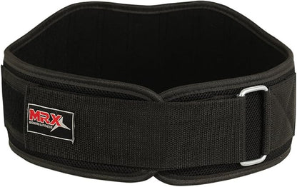 MRX Weight Lifting Belts for Men Fitness Training Gym Back Support Powerlifting Belt 8" Wide Workout Belts for Deadlift, Squat, Weightlifting, Strength Training