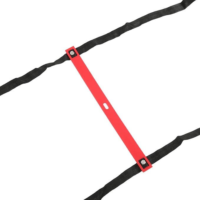 Agility Ladder Soccer Training Speed Ladder Fixed Non Slip Footwork Exercise Equipment for Football Sports Training PP Material Bright Colors 6M 12 Rung