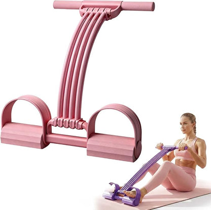 Pedal Resistance Bands with Handles, Elastic Pull Rope Fitness, Multifunction Yoga Resistance Band, Foot Pedal Resistance Bands, Stretching Workout Fitness Bands for Abdomen, Waist, Arm, Leg