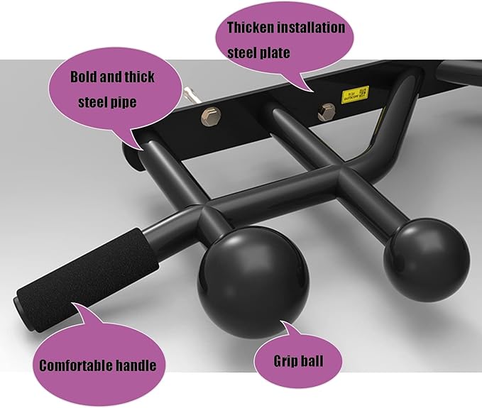Strength Training Horizontal Bar, Indoor and Outdoor Fitness Pull-up Bar, Stable Weight-Bearing 300kg, for Home Gym Wall-Mounted Installation