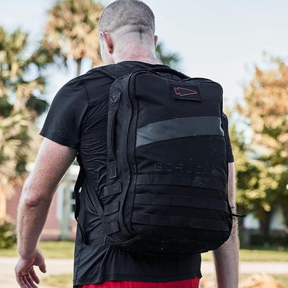 GORUCK Rucker 4.0 25L Black - Purpose Built Rucking Backpack, Military Weight Training Rucksack w/Ruck Plate Pocket and Extra Padded Straps