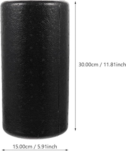 Epp Solid Foam Roller Yoga Massage Stick 15X30Cm High-Density Muscle Roller for Fitness, Leg and Body Massage, Deep Tissue Therapy and Yoga Accessories