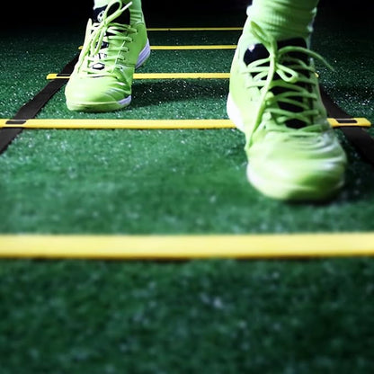 Durable Speed Agility Ladder for Soccer Football Training Portable Foldable Footwork Ladder PP Rungs Nylon Straps 7 10 13 Rung Options