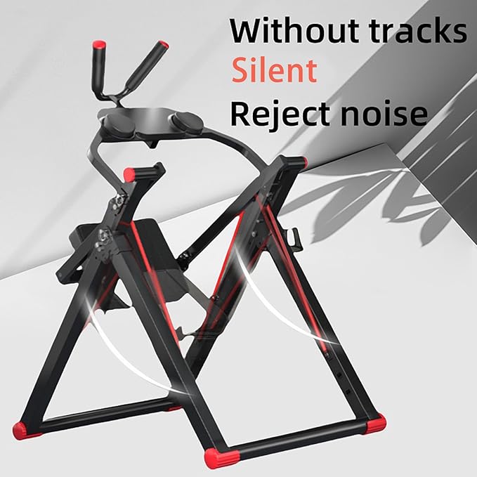Vicamy Foldable Ab Machine for Home, No-Track Silent Exercise, Adjustable Resistance, Full Body Workout Equipment,Ab Machine for Stomach Workout & Home Gym
