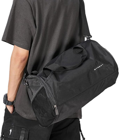 Large Sports Gym Bag for Men Women with Shoes Compartment,Travel Duffel Bag