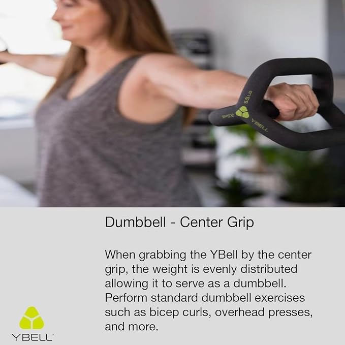 TRX YBell Neo Series 3-in-1 Kettlebell, Dumbbell and Push Up Bar Workout Equipment | Commercial Grade Neoprene Coated Surface | Perfect for Strength Training & Conditioning Workouts | Bundle