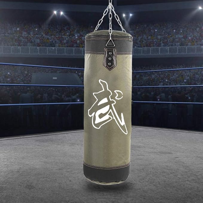 Alomejor Punching Bag,with Chains for Strength Training,Boxing Bag,60CM Sandbag for Athletes Home Gym Fitness Workout
