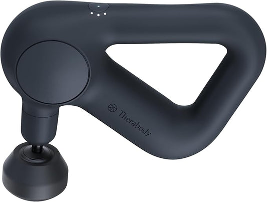 TheraGun Therabody Relief - Quiet Deep Tissue Therapy Massage Gun - Bluetooth Enabled, Electric Percussion Massage Gun & Personal Massager for Pain in The Neck, Back, Leg, Shoulder and Foot (Black)
