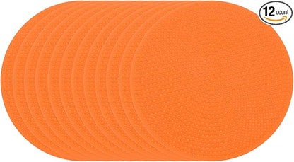 PATIKIL Spot Markers, Non-Slip Floor Dots Agility Markers Flat Field Cones Poly Dots