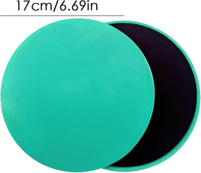 Core Sliders - Exercise Sliders | Yoga Pilates Gliding Disc | 2 Exercise Fitness Sliders | 2s Sided Gliding Sliding Discs | Core Gym Equipment | Pilates Sliding Plates for Women Men and Teens