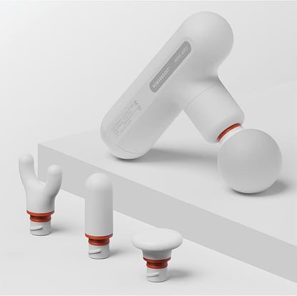 Sharper Image Powerboost Move Aero 3.0 – Mini Percussion Massage Gun| Updated Soft-Touch Design, Carrying Bag, 4 Nodes| Portable Full Body Back & Shoulder Massager| Deep Tissue Massage Tool Gift