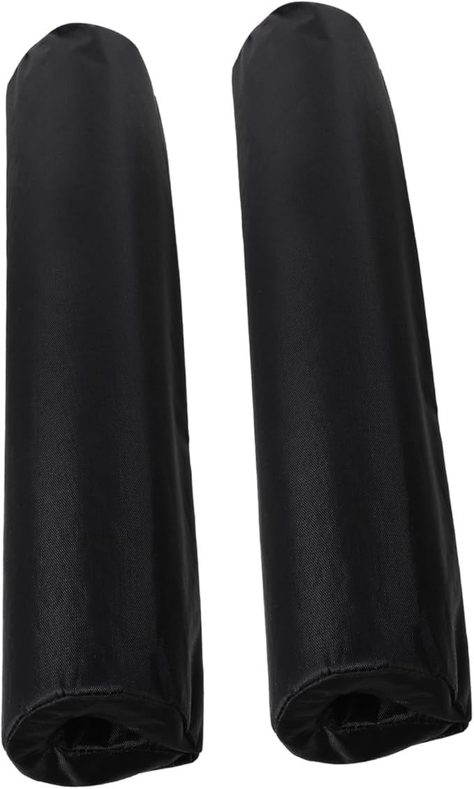 Kisangel 2pcs Thick Barbell Pad Squat Cushion with Neck and Shoulder Protection Ergonomic Weightlifting Cover for Squats Lunges Hip Thrusts High Grip Non Slip Support for Comfortable