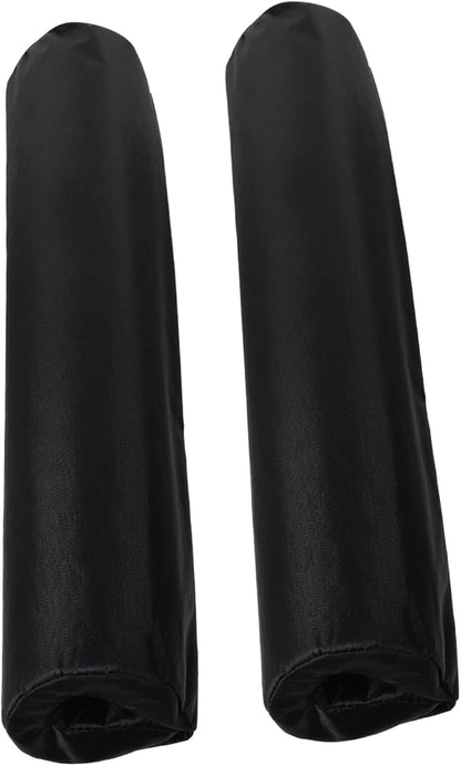 Kisangel 2pcs Thick Barbell Pad Squat Cushion with Neck and Shoulder Protection Ergonomic Weightlifting Cover for Squats Lunges Hip Thrusts High Grip Non Slip Support for Comfortable
