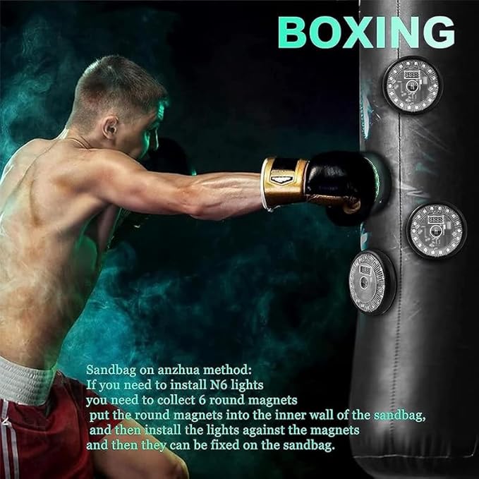 Reaction Training Light Lamp, Flash Reflex Reaction and Cognitive Training Kit, Speed Agility Response Equipment, for Sport, Fitness Coaches, Gyms