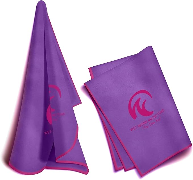 Wet Work Microfiber Beach Towel XL(60”x36”), Thin & Lightweight, Super Absorbent, Quick Dry, Ultra-Soft, Lint Free, Travel-Friendly, Perfect for Carwash, Microfiber Towels for Body, Bath Sheet Towels