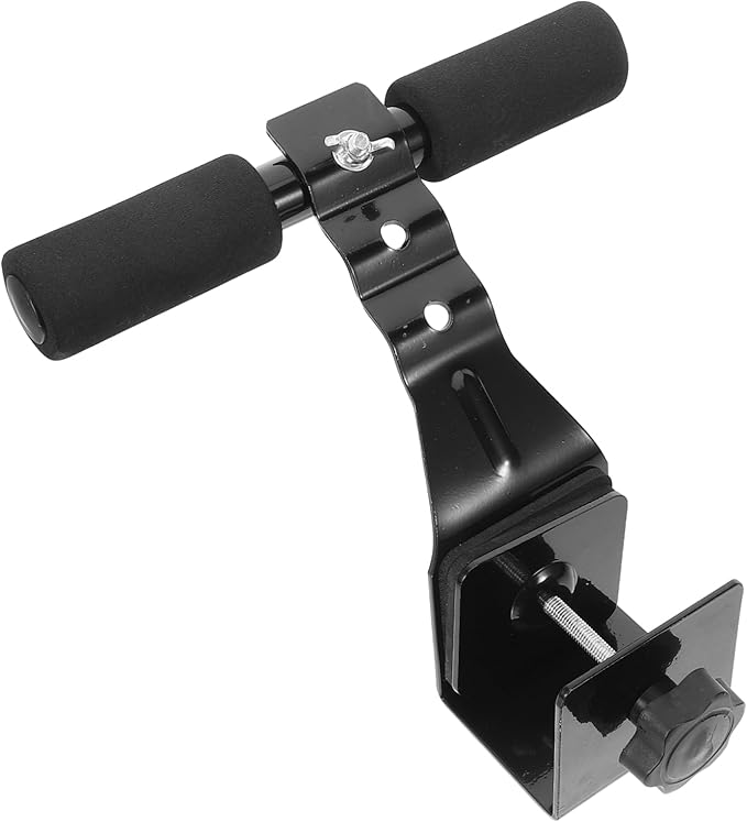 Generic Sit Up Bar Foot Holder Portable Sit-up Assistant Device for Home Fitness Adjustable Abdominal Curl Trainer Ergonomic Design for Easy Use for Indoor Workouts