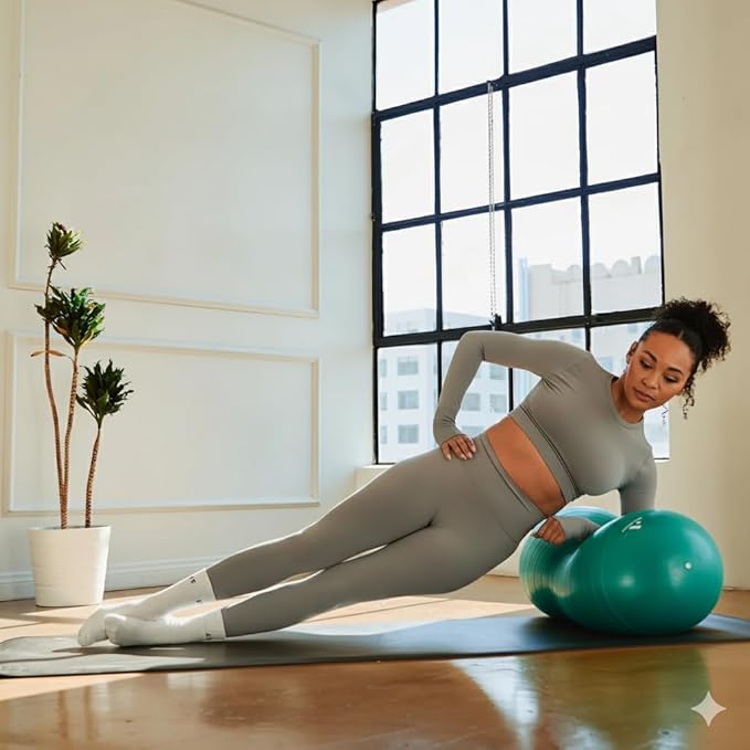 Aeromat Therapy Burst Resistant Peanut Fitness Ball 40 cm.