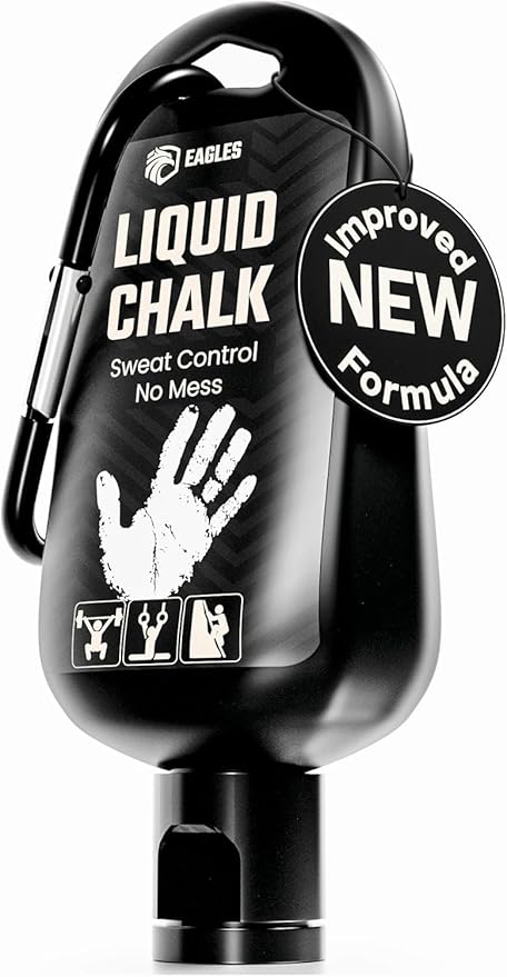 EAGLES Pro Grade Gym Liquid Chalk 50, 120 or 280ml Mess-Free Chalk for Weightlifting, Gymnastics Rock Climbing, Pole Grip, Sports Dries in Seconds - Sweat-Resistant and Long Lasting