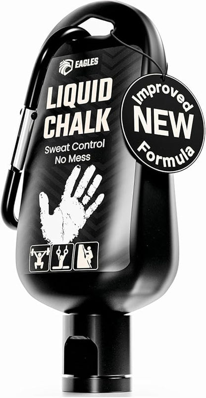 EAGLES Pro Grade Gym Liquid Chalk 50, 120 or 280ml Mess-Free Chalk for Weightlifting, Gymnastics Rock Climbing, Pole Grip, Sports Dries in Seconds - Sweat-Resistant and Long Lasting