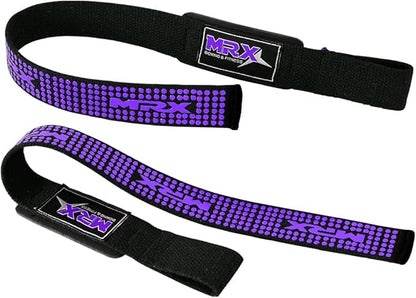 MRX Weight Lifting Bar Strap for Gym Workout Training Bodybuilding Deadlift Padded Straps Men/Women
