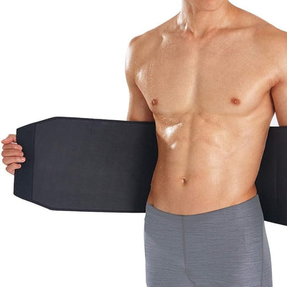 Bracoo Waist Trimmer Sweat Band for Women & Men, Sauna Belt for Lower Belly Fat, Adjustable Stomach Wrap for Workout, SE22