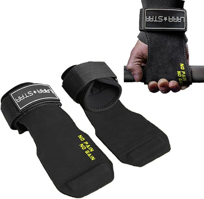 LARA STAR Weight Lifting Wrist Straps for Maximum Grip Support,Lifting Strap for Weightlifting, Gym Grips Hook for Deadlifts, Powerlifting, Heavy Shrug Women/Men