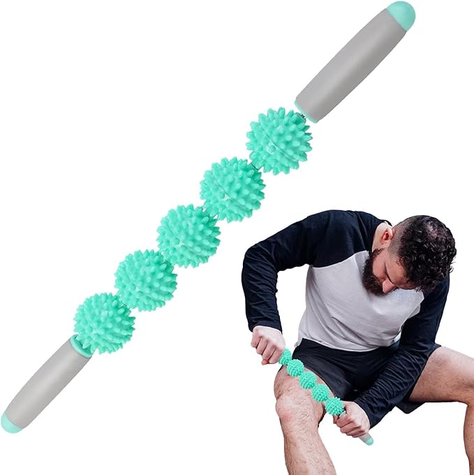 Massage Roller Stick - Hedgehog Roller Stick for Instant Effective Body Massage Tools | Massage Stick Roller for Legs, Body Massage Tools, Deep Tissue Body Roller