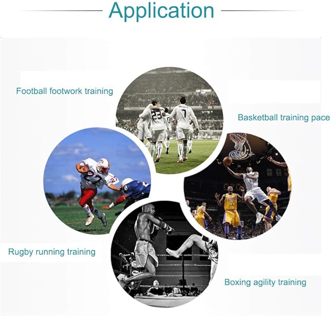 Durable Speed Agility Ladder for Soccer Football Training Portable Foldable Footwork Ladder PP Rungs Nylon Straps 7 10 13 Rung Options