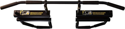 I-beam Pull Up Bar Black w/Long Bent Bar 5-grip by PRO Mountings