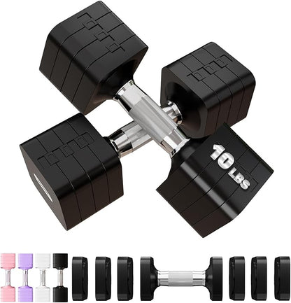 15LB 20LB 30LB 40LB 50LB Adjustable Dumbbell Set Free Weights Dumbbells Set for Women Men Hand Weights Sets Adjust Dumbbell Weight Sets for Home Gym Exercise Workout Strength Training Equipments
