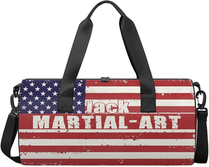 Personalized-Martial-Arts-Gear-Bag for Karate Teakwondo, Custom Jiujitsu Bag for Boys, Karate Teakwondo Bag for Gear Waterproof Lightweight Large USA