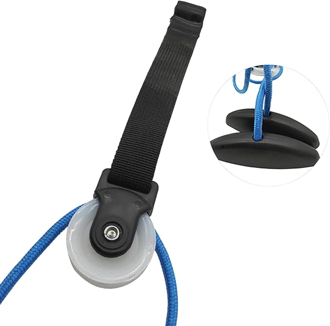 Door Pulley Exercise System for Upper Body Strength Training, Blue