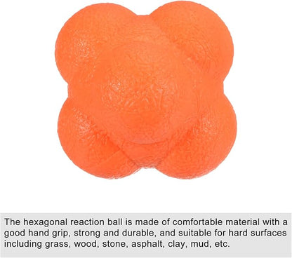 PATIKIL Bounce Reaction Balls Coordination Training Ball Agility Trainer TPR High Difficulty for Speed Reflex