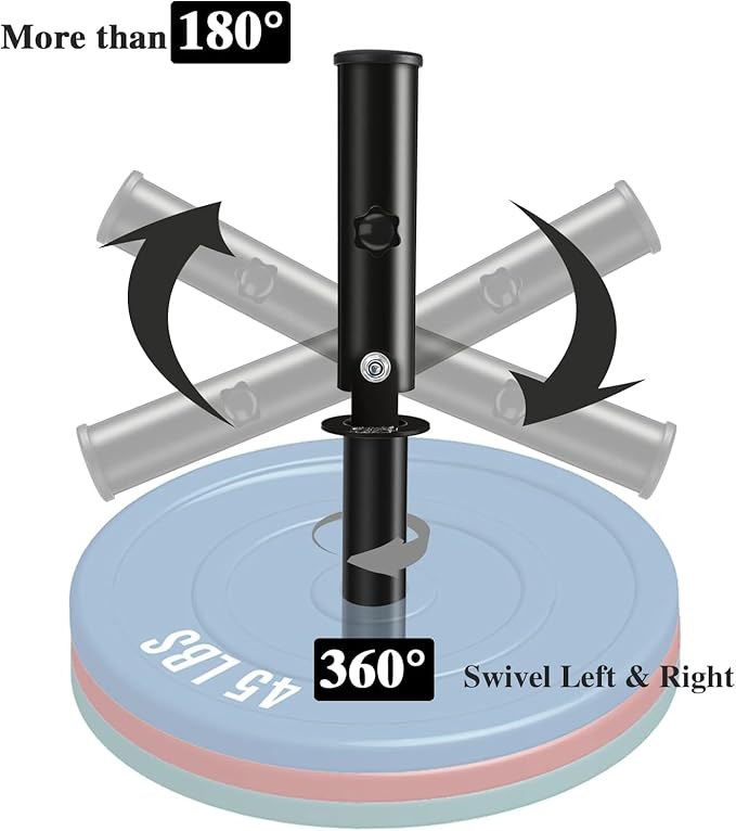 Deadlift Jack Barbell Stand with T Bar Row Landmine (Fit 2 inch Olympic Weight Plates) Set, Carbon Steel Made, Home Gym