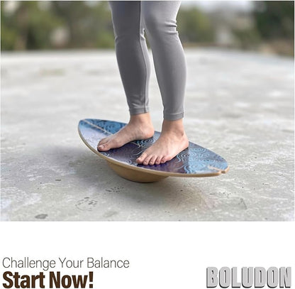 2026 NEW | Cork Half Ball for Surf Balance Board | Ø11.8" Wobble Board | Balance Boards Accessory for Yoga, Fitness, Rehab, Pilates & Surf Training | Eco-Friendly Natural Cork Slack Board