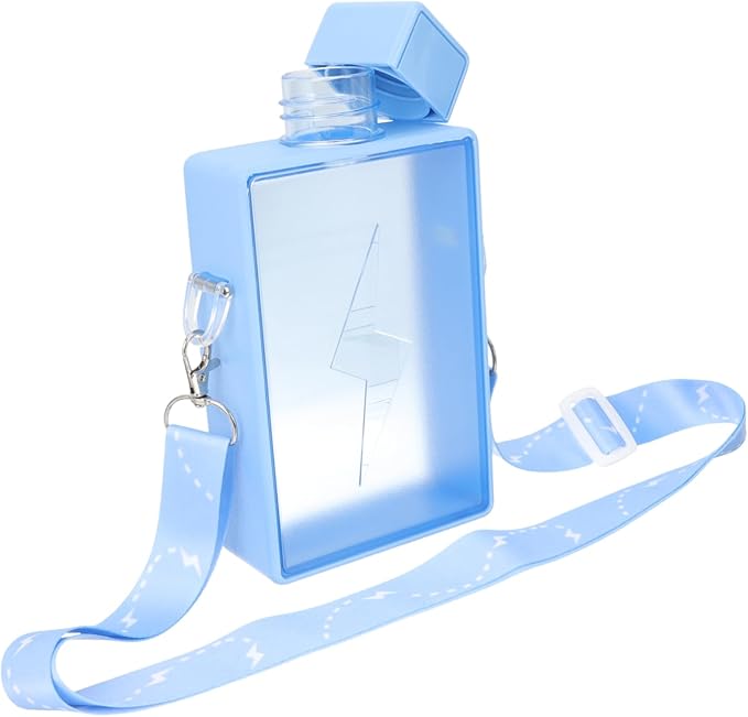 Portable Gym Water Bottle Durable Sipping Bottle for Sports Convenient Design with Crossbody Strap for Fitness and Outdoor Activities Stylish Ice