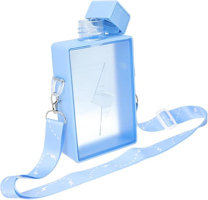 Portable Gym Water Bottle Durable Sipping Bottle for Sports Convenient Design with Crossbody Strap for Fitness and Outdoor Activities Stylish Ice